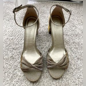 BRAND NEW Chinese Laundry Joselyn Open Toe Champagne Size 9M